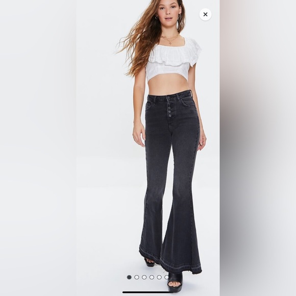High rise flare Jeans - Picture 1 of 5